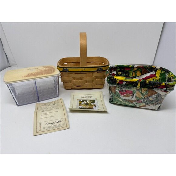 John Deere Tractor Longaberger Basket Liner Serving Solutions Protector Tea 2006 - Picture 2 of 16